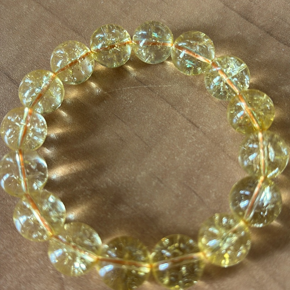 #013 Golden Citrine Bracelet 12mm